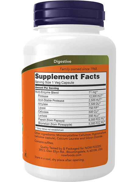 NOW Foods, Plant Enzymes, 120 veg capsules