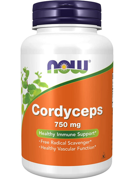 NOW Foods, Cordyceps 750 mg, 90 veg capsules