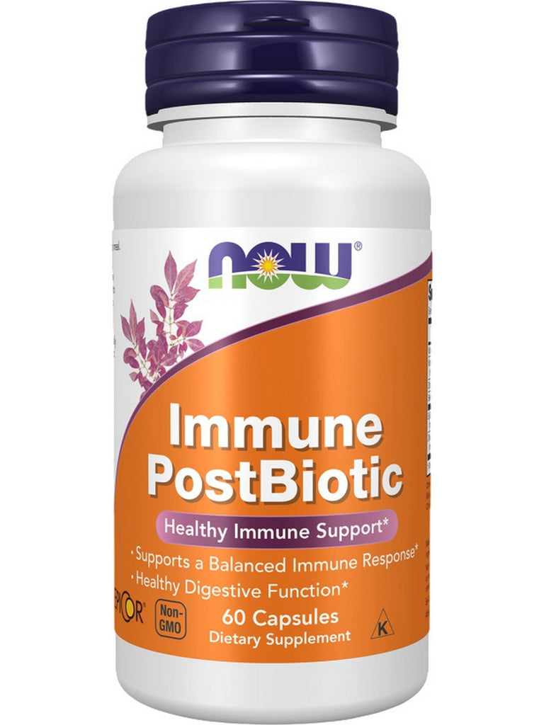 NOW Foods, Immune PostBiotic (Formerly EpiCor Plus Immunity), 60 Capsules
