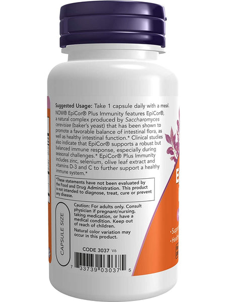 NOW Foods, EpiCor® Plus Immunity, 60 veg capsules