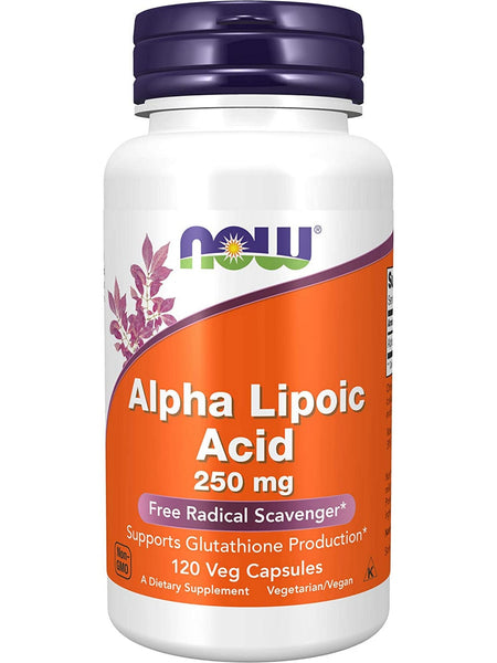 NOW Foods, Alpha Lipoic Acid 250 mg, 120 veg capsules