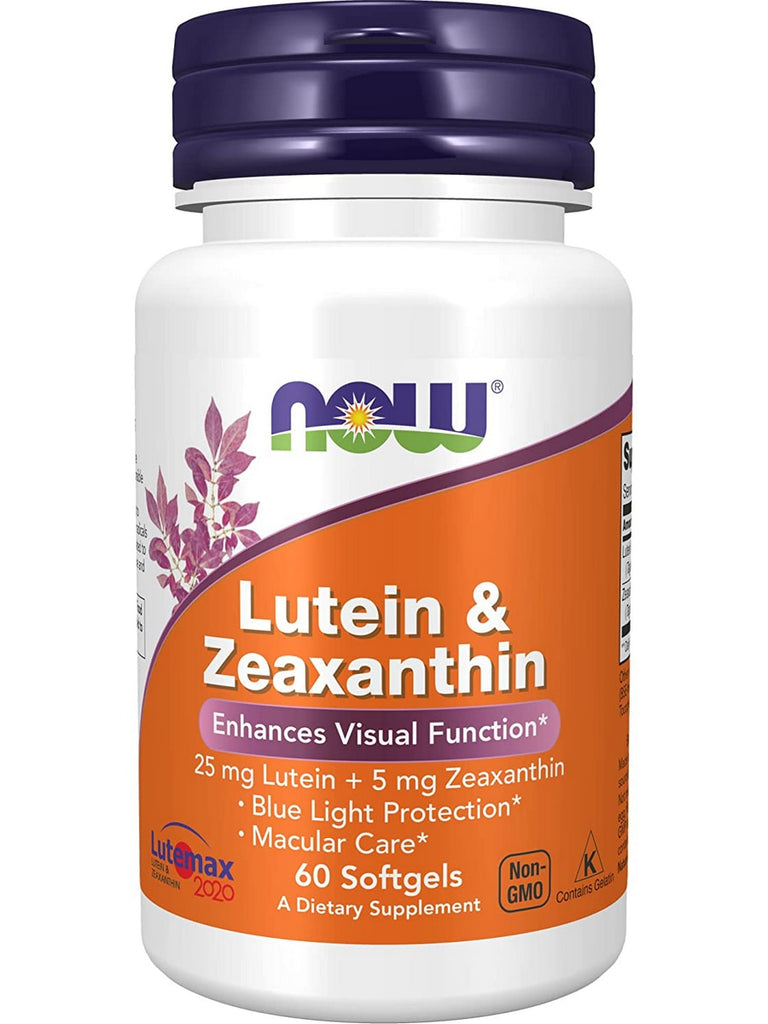 NOW Foods, Lutein & Zeaxanthin, 60 softgels