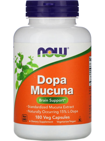 NOW Foods, Dopa Mucuna, 180 veg capsules
