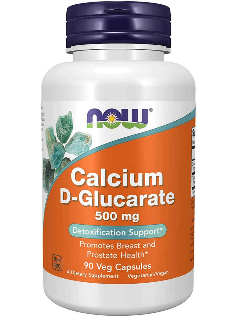 NOW Foods, Calcium D-Glucarate 500 mg, 90 veg capsules