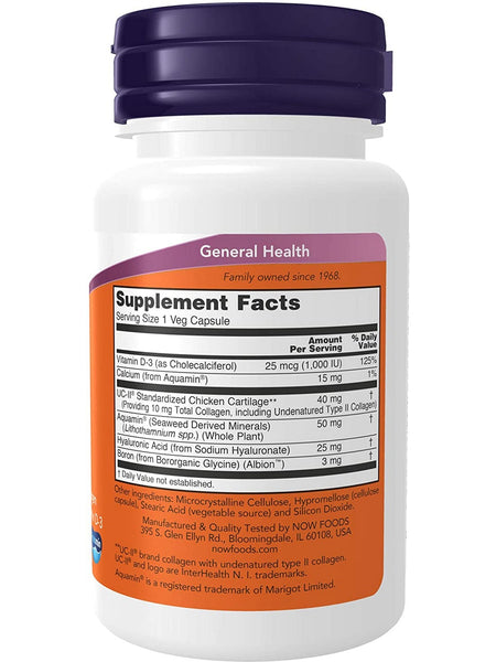 NOW Foods, UC-II® Advanced Joint Relief, 60 veg capsules