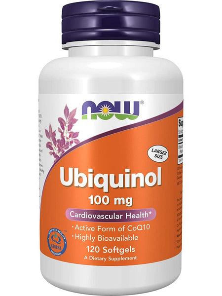 NOW Foods, Ubiquinol 100 mg, 120 softgels