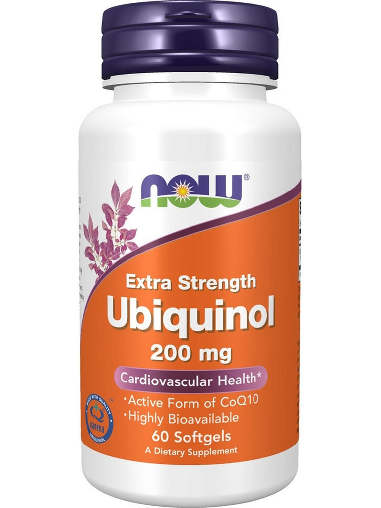 NOW Foods, Ubiquinol 200 mg, Extra Strength, 60 softgels