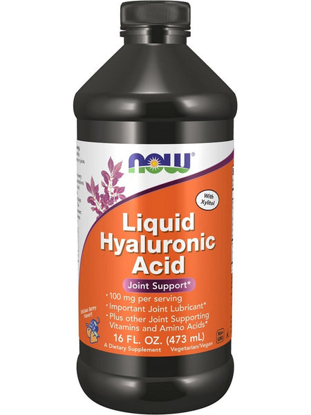 NOW Foods, Hyaluronic Acid 100 mg, 16 fl oz