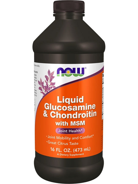 NOW Foods, Liquid Glucosamine & Chondroitin with MSM, 16 fl oz