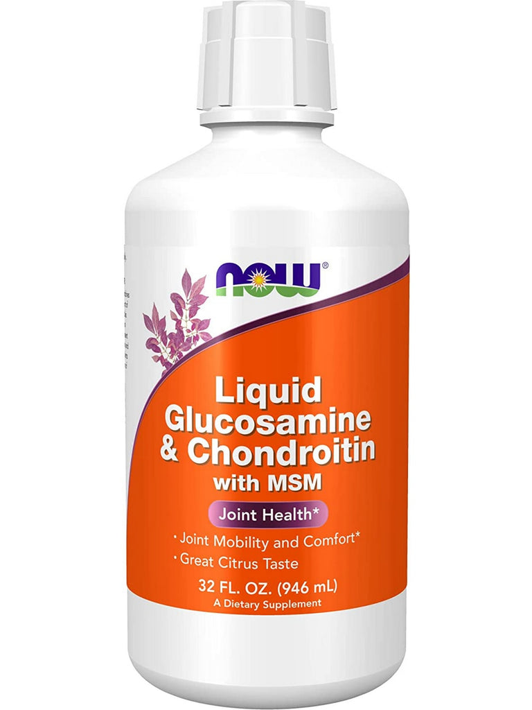 NOW Foods, Liquid Glucosamine & Chondroitin with MSM, 32 fl oz