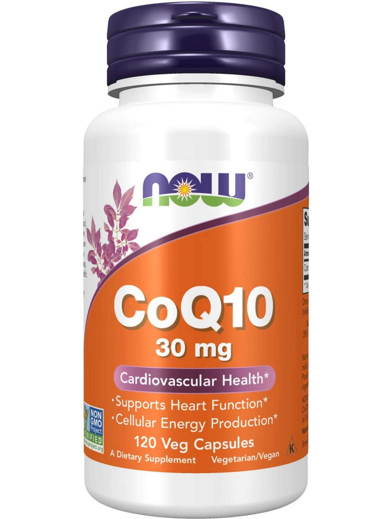 NOW Foods, CoQ10 30 mg, 120 veg capsules