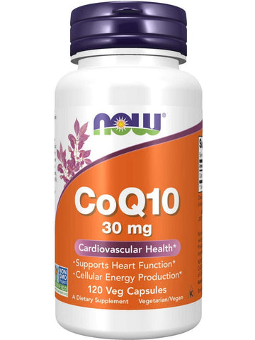 NOW Foods, CoQ10 30 mg, 120 veg capsules