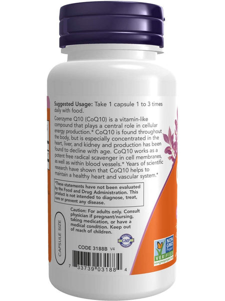 NOW Foods, CoQ10 30 mg, 120 veg capsules