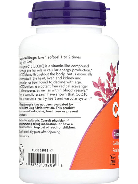 NOW Foods, CoQ10 100 mg, 150 softgels