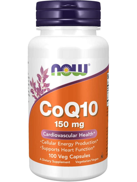 NOW Foods, CoQ10 150 mg, 100 veg capsules