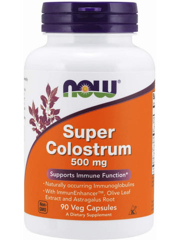 NOW Foods, Super Colostrum 500 mg, 90 veg capsules