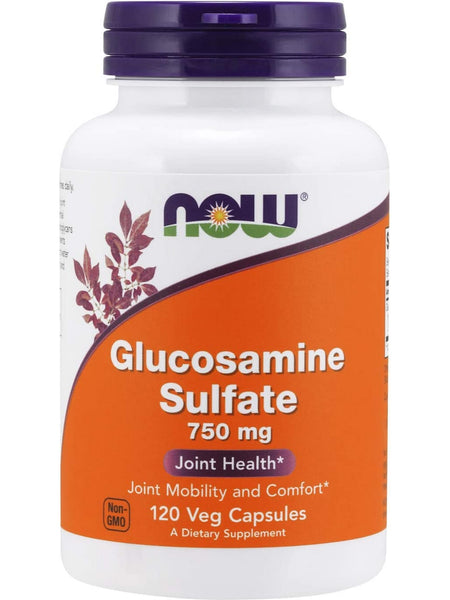 NOW Foods, Glucosamine Sulfate 750 mg, 120 veg capsules