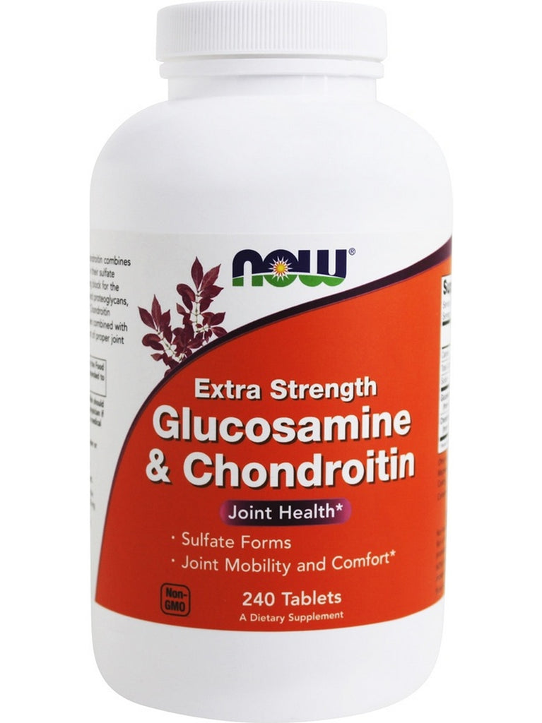 NOW Foods, Glucosamine & Chondroitin, Extra Strength, 240 tablets
