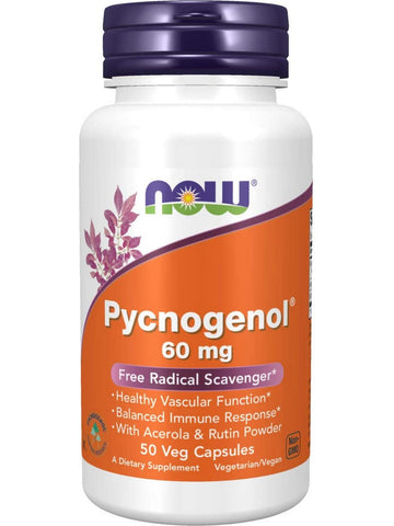NOW Foods, Pycnogenol® 60 mg, 50 veg capsules