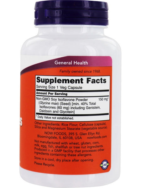 NOW Foods, Soy Isoflavones 60 mg, 120 veg capsules
