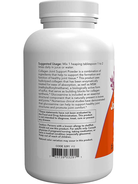 NOW Foods, Collagen Joint Support Powder, 11 oz
