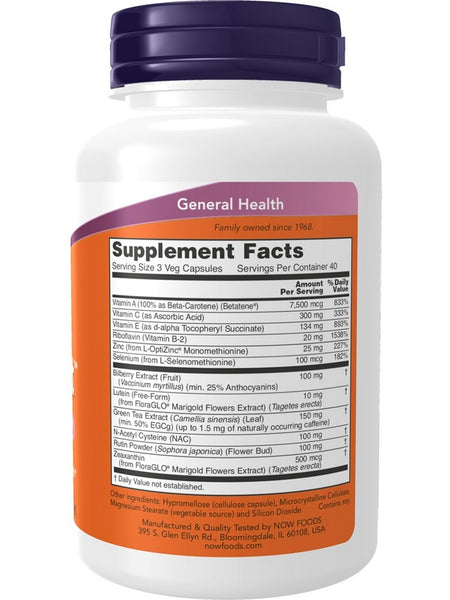 NOW Foods, Ocu Support™, 120 veg capsules