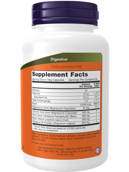 NOW Foods, Candida Support, 180 veg capsules