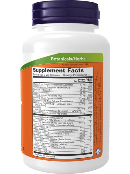 NOW Foods, Energy, 90 veg capsules