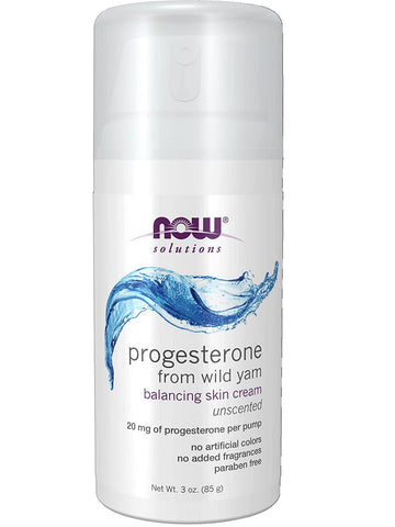NOW Foods, Progesterone from Wild Yam Balancing Skin Cream, 3 oz