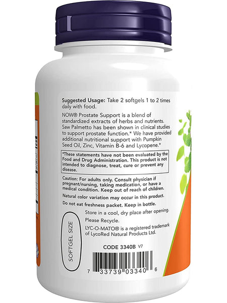 NOW Foods, Prostate Support, 90 softgels