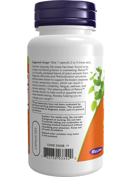 NOW Foods, Relora™ 300 mg, 60 veg capsules