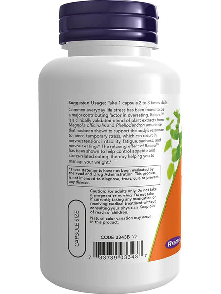 NOW Foods, Relora™ 300 mg, 120 veg capsules
