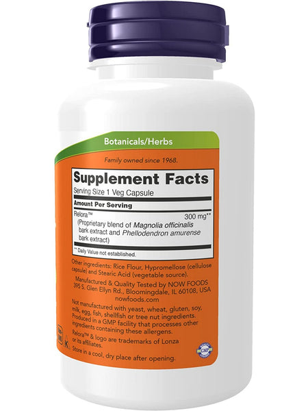 NOW Foods, Relora™ 300 mg, 120 veg capsules