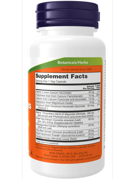 NOW Foods, Adrenal Stress Support with Relora™, 90 veg capsules