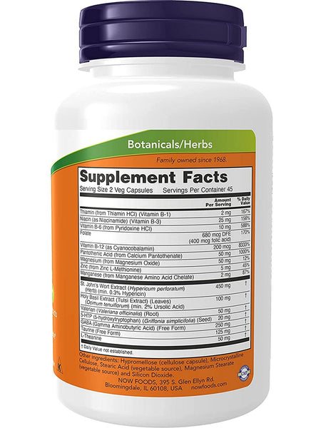 NOW Foods, Mood Support with St. John's Wort, 90 veg capsules
