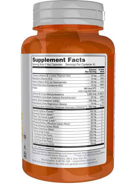 NOW Foods, Energy Extreme, 90 veg capsules