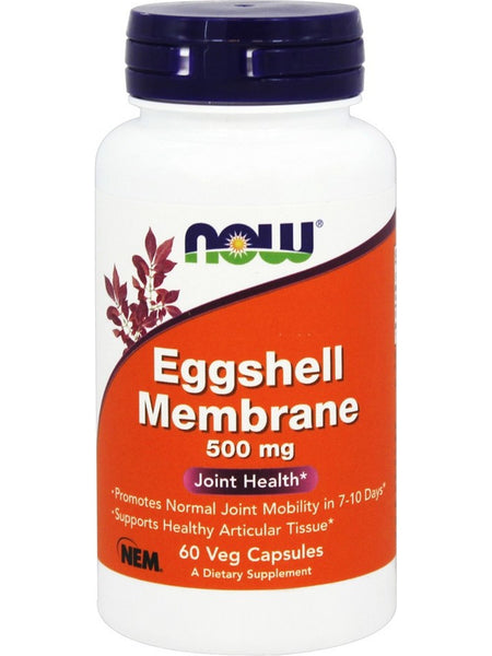 NOW Foods, Eggshell Membrane 500 mg, 60 veg capsules