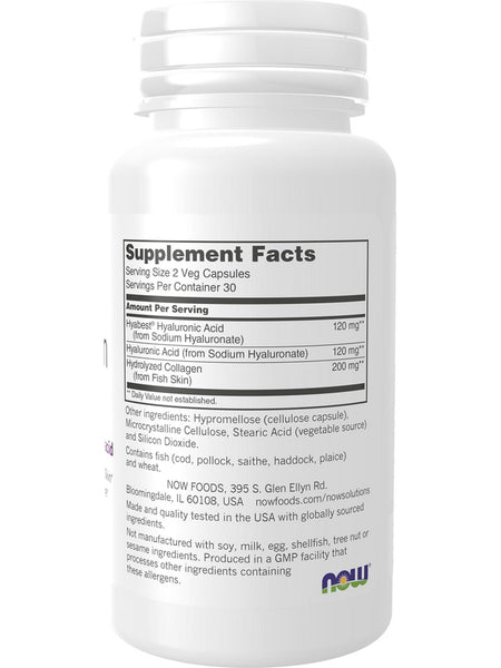 NOW Foods, Hydration Rescue with Hyabest® Hyaluronic Acid, 60 veg capsules