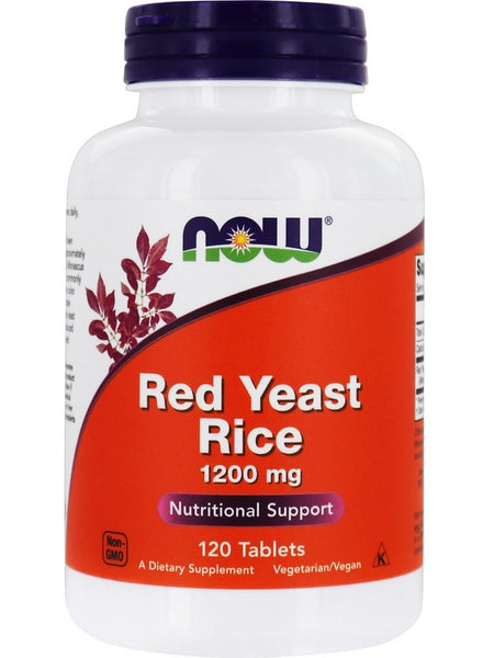 NOW Foods, Red Yeast Rice 1200 mg, 120 tablets