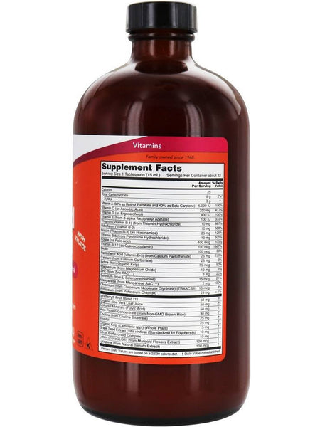 NOW Foods, Liquid Multi, Tropical Orange Flavor, 16 fl oz