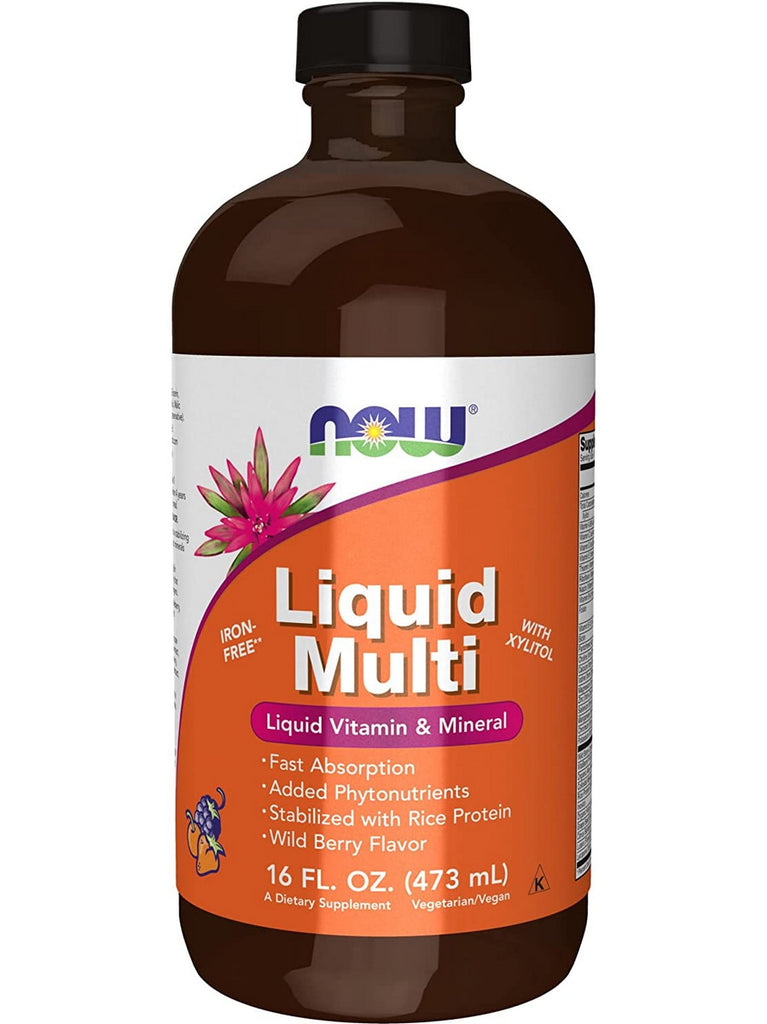 NOW Foods, Liquid Multi, Wild Berry Flavor, 16 fl oz