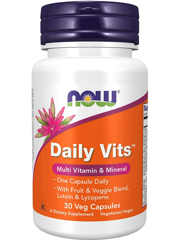 NOW Foods, Daily Vits™, 30 veg capsules