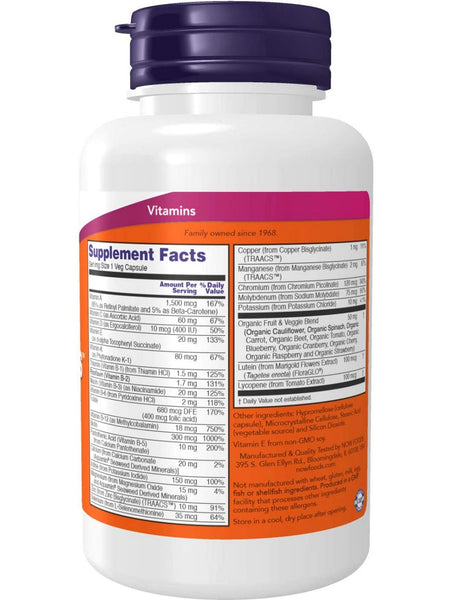 NOW Foods, Daily Vits™, 120 veg capsules