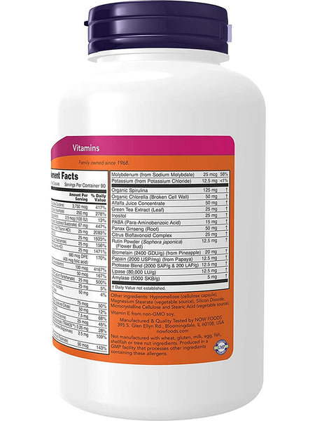 NOW Foods, EcoGreen Multi Vitamin, 180 veg capsules