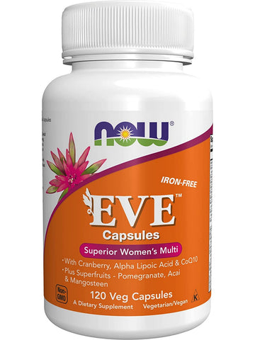 NOW Foods, Eve™ Iron-Free, 120 veg capsules