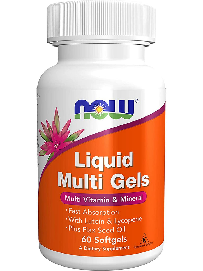 NOW Foods, Liquid Multi Gels, 60 softgels