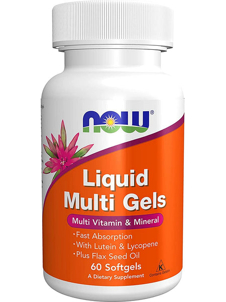 NOW Foods, Liquid Multi Gels, 60 softgels