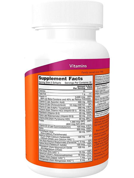 NOW Foods, Liquid Multi Gels, 60 softgels