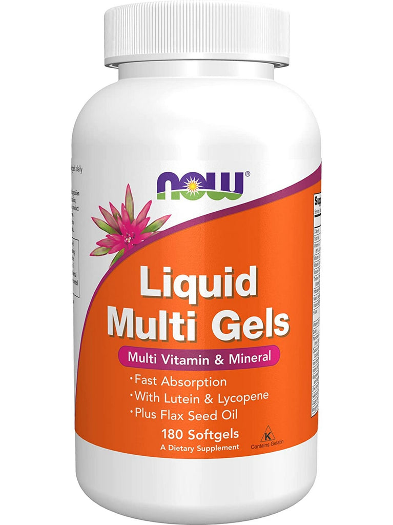 NOW Foods, Liquid Multi Gels, 180 softgels