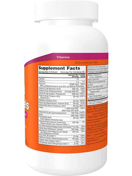 NOW Foods, Liquid Multi Gels, 180 softgels